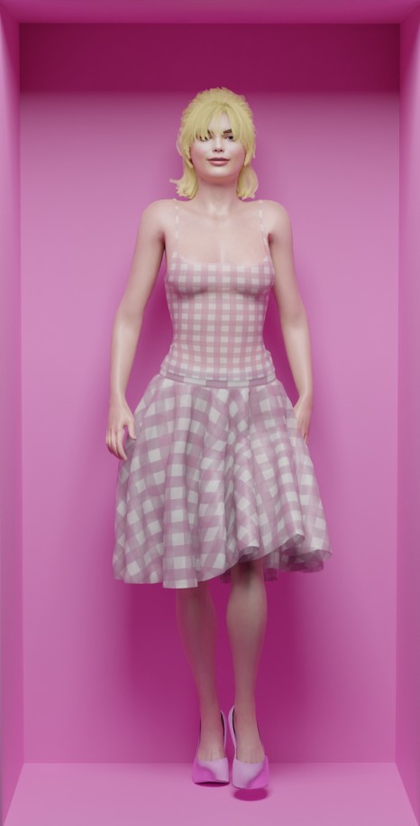 Barbie Render by Tanvir Ahmed Khan