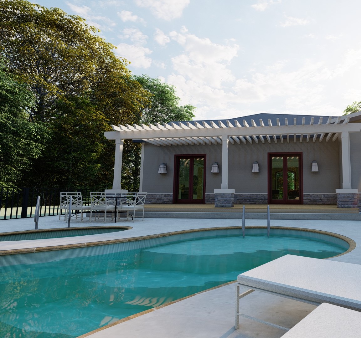 Poolside Architecture by Tanvir Ahmed Khan