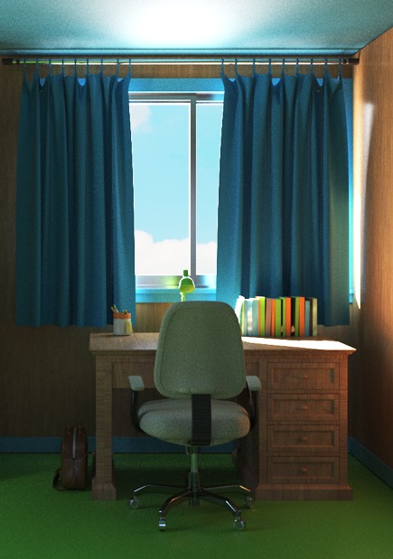 Desk Sunlight by Tanvir Ahmed Khan