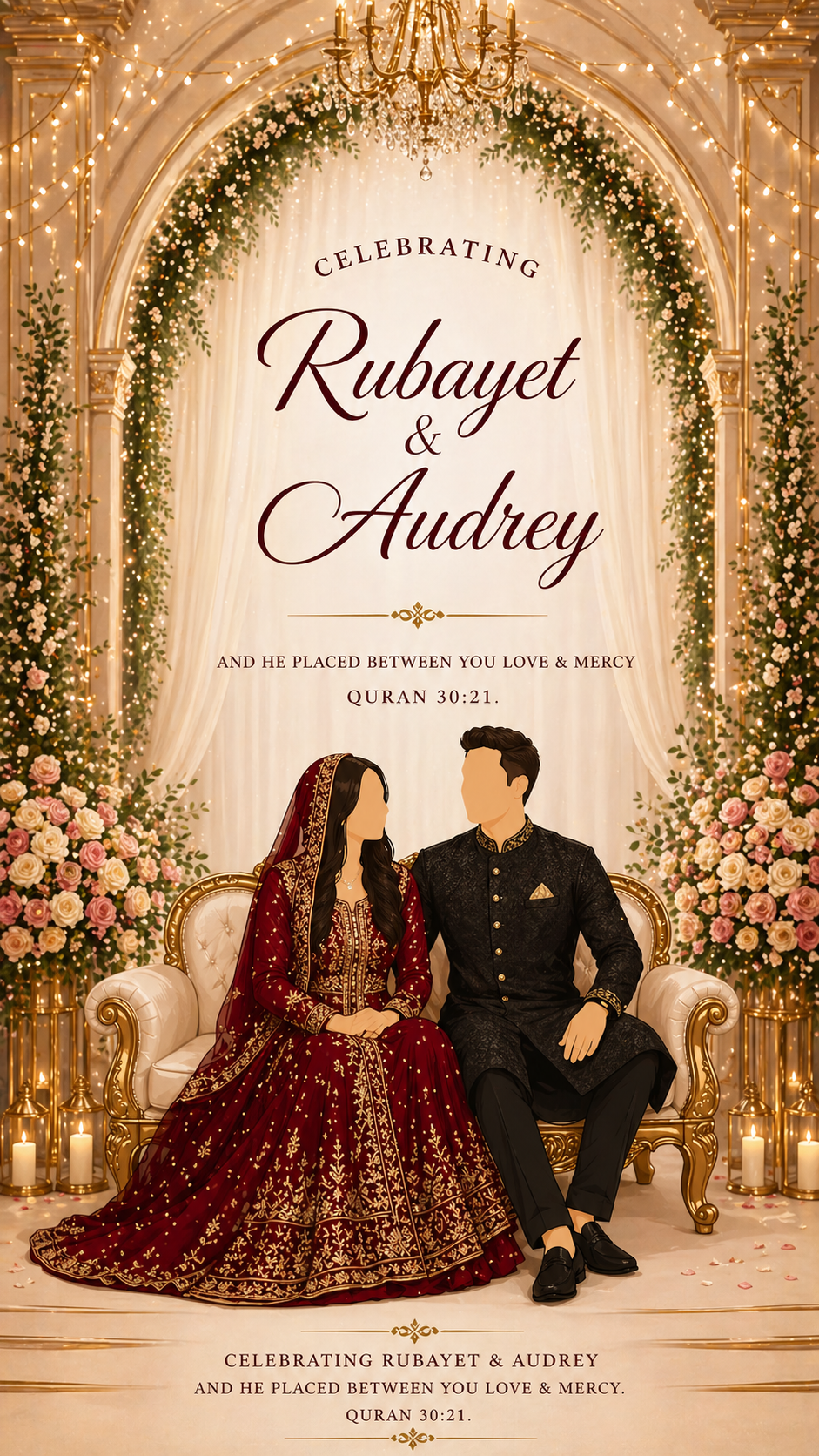 Wedding Poster by Tanvir Ahmed Khan